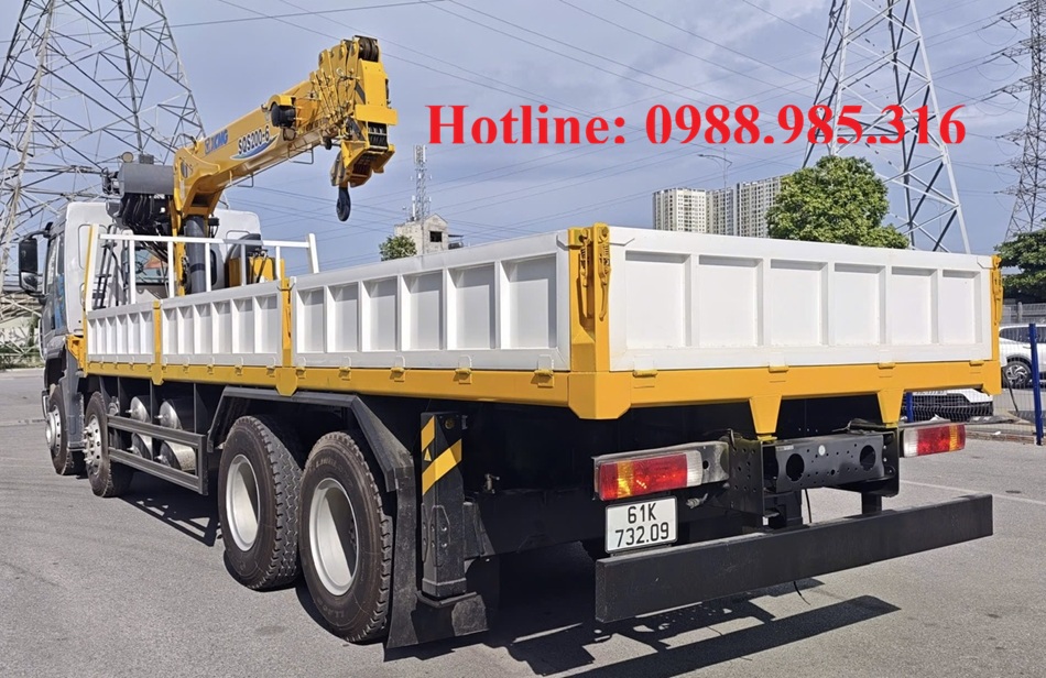 xe cẩu thùng 8 tấn